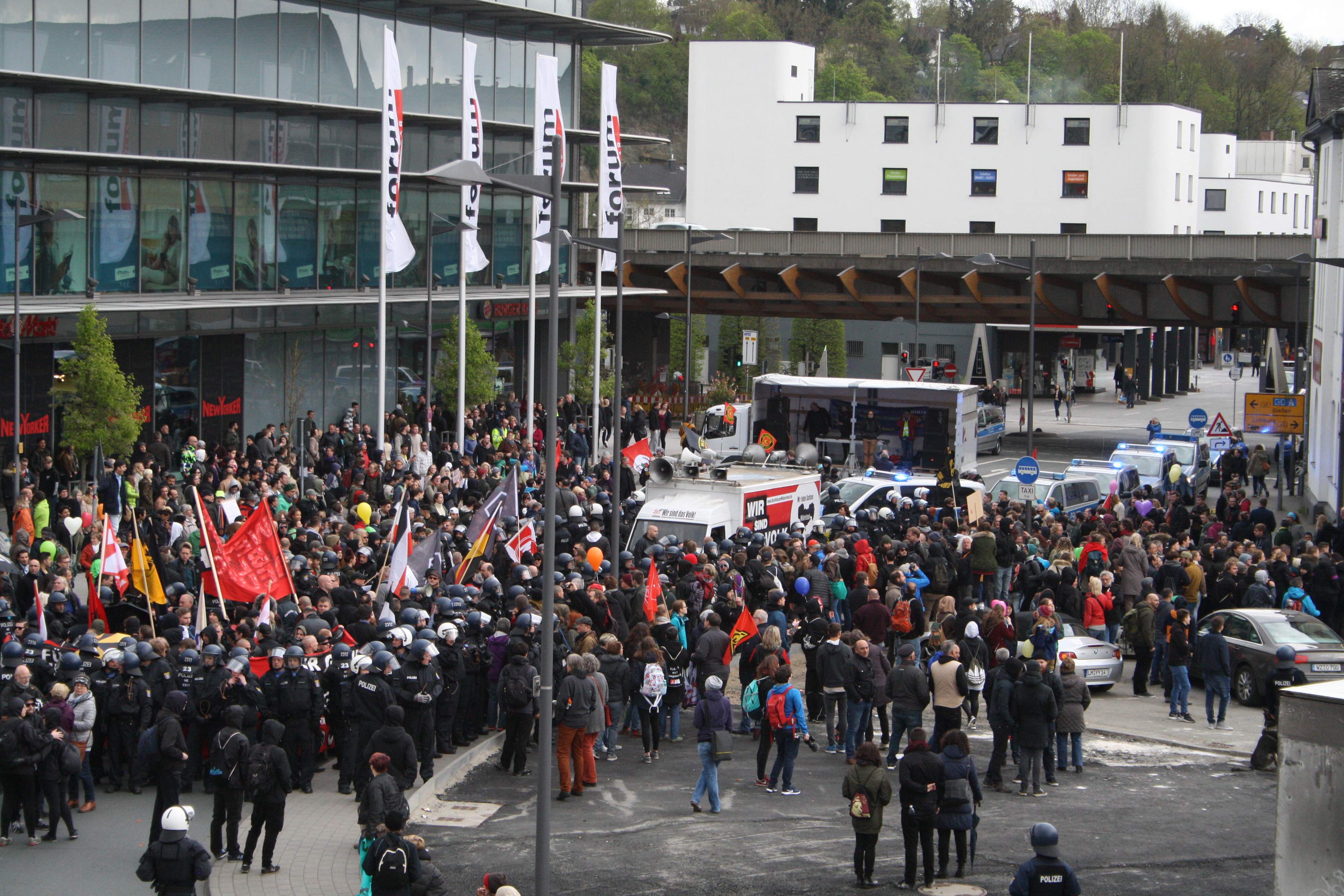 Demo vor Forum