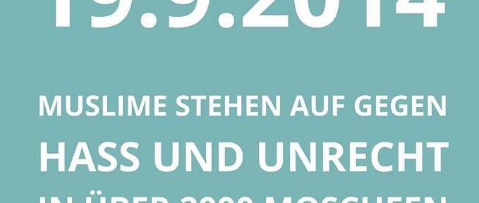 Muslime stehen auf gegen Hass und Unrecht